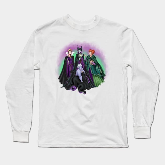 Queens of Halloween Long Sleeve T-Shirt by EricKnupp